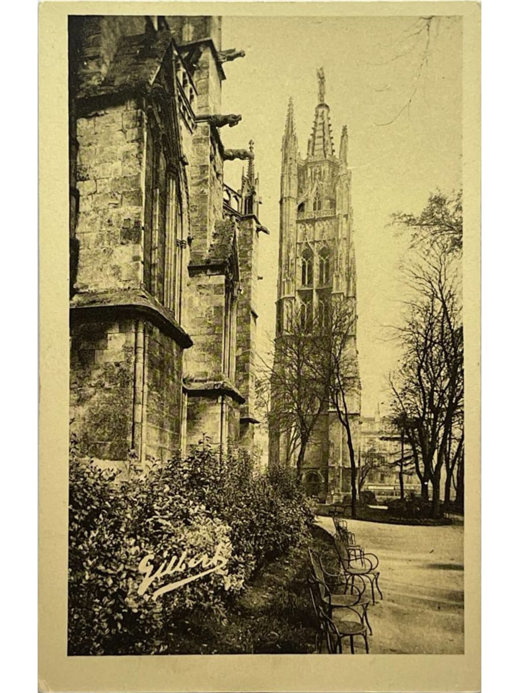 Recto de la carte postale