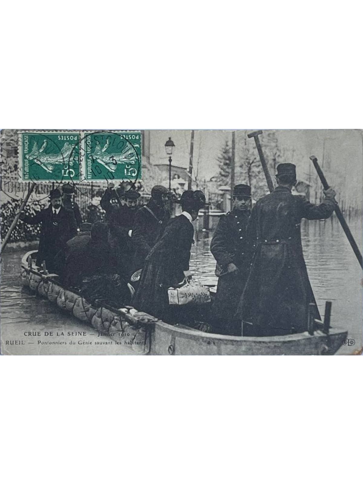Recto de la carte postale