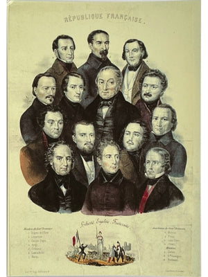 Gouvernement provisoire de 1848 – La Muraille du souvenir – Carte n° 38