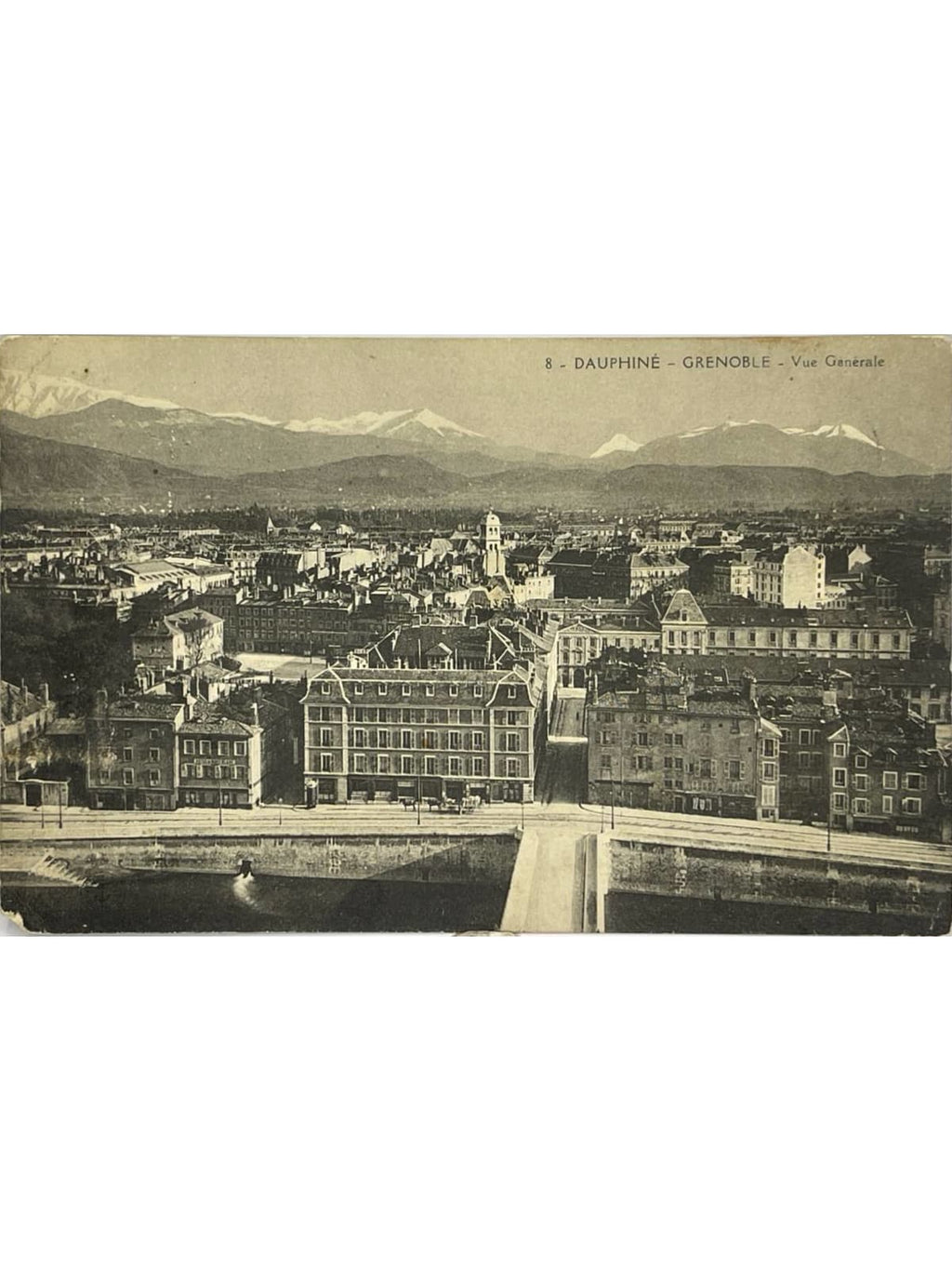 Recto de la carte postale