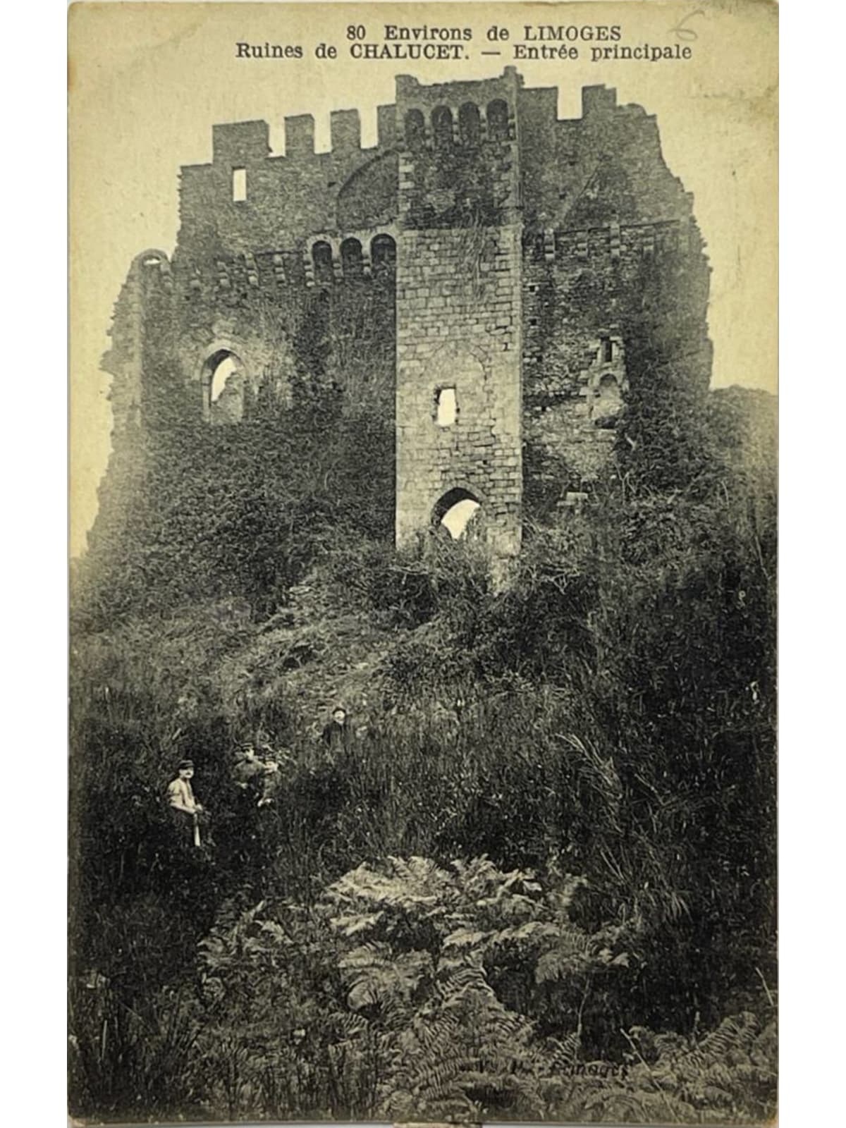 Recto de la carte postale