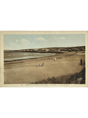Bretignolles-sur-Mer – La plage – Vendée – CPSM 1952