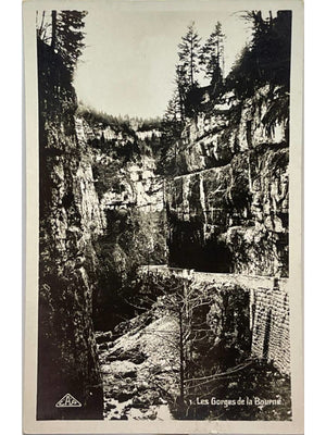 Carte postale – Les Gorges de la Bourne – Route du Vercors – Carte photo C.A.P. n°1