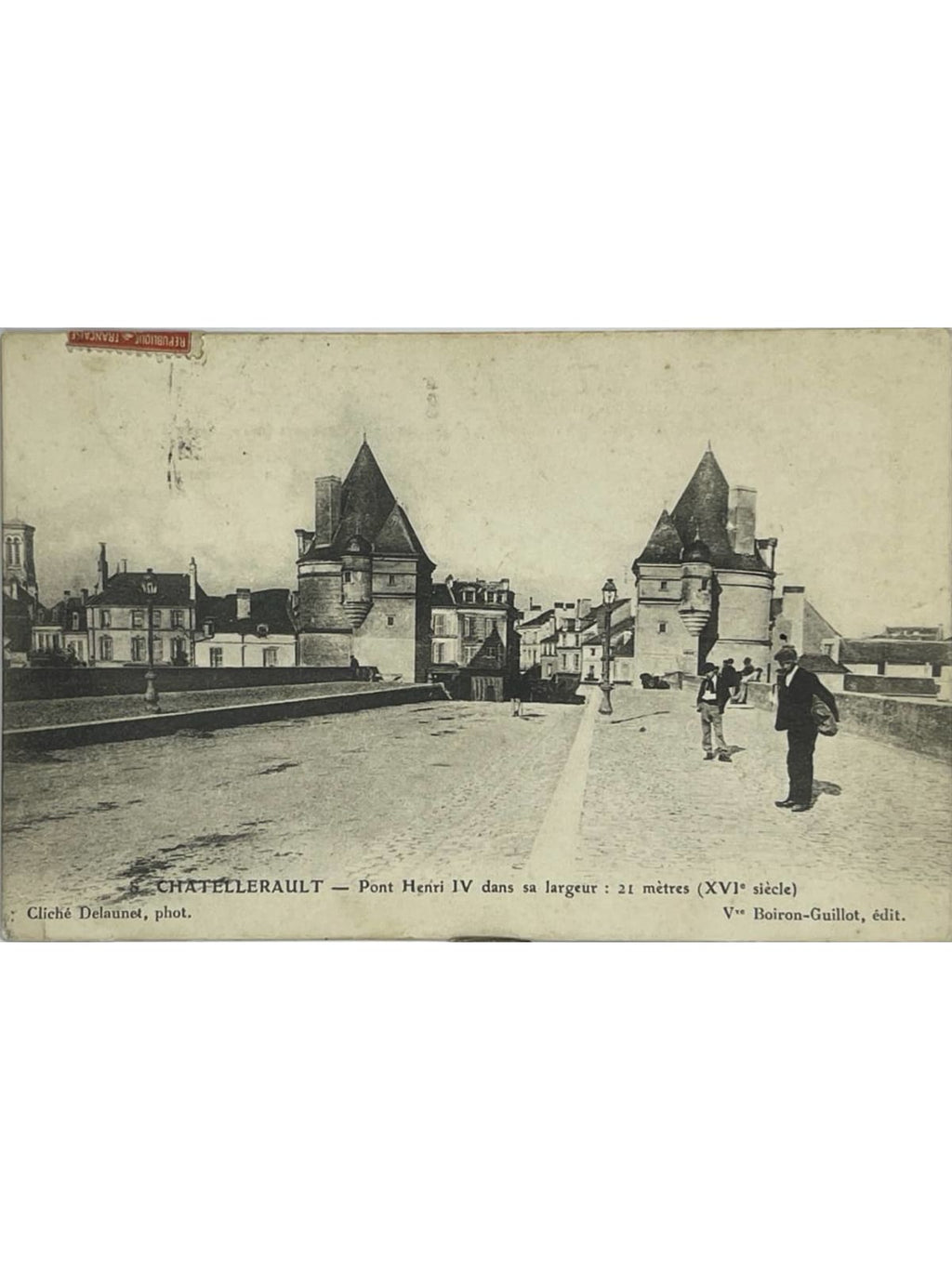 Recto de la carte postale