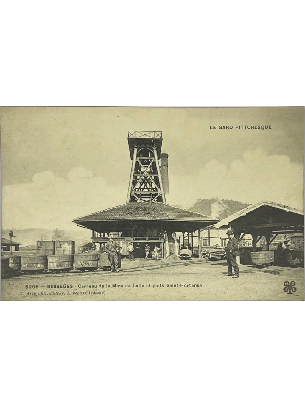 Recto de la carte postale