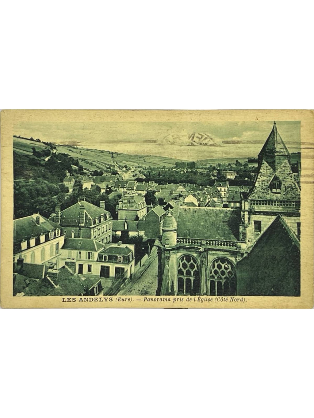 Recto de la carte postale