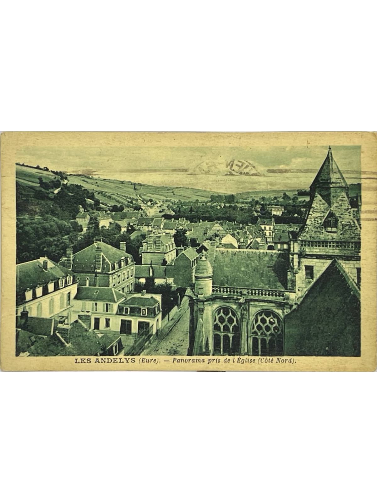 Recto de la carte postale