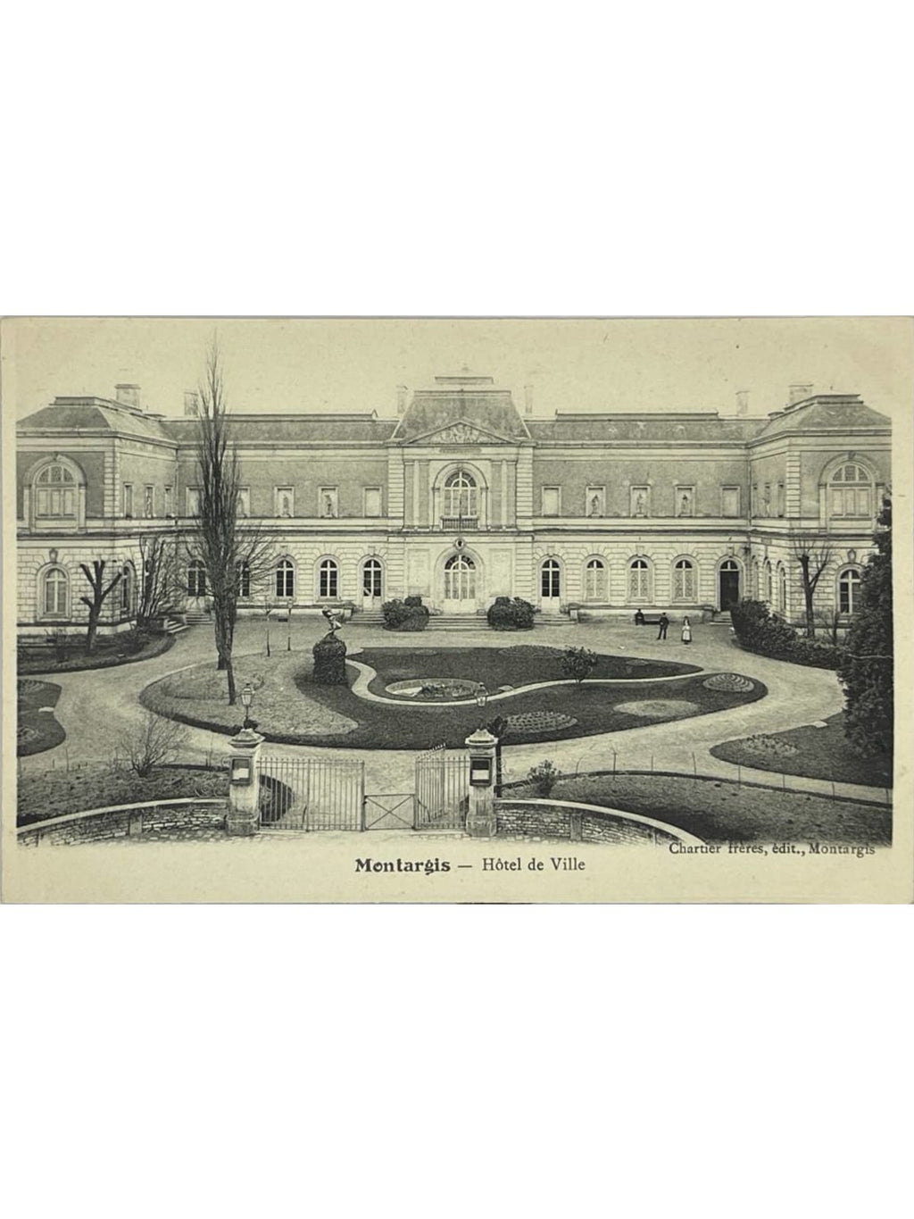 Recto de la carte postale