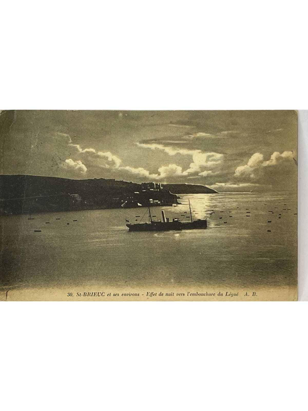 Recto de la carte postale