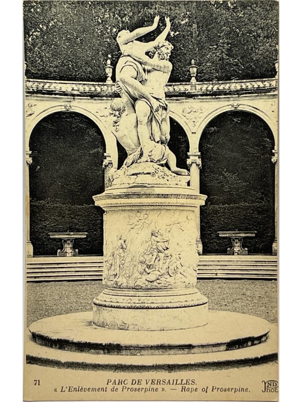 Recto de la carte postale