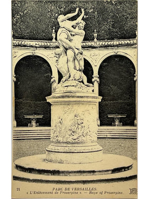 Versailles – Parc, L'Enlèvement de Proserpine – CPA Neurdein n°71
