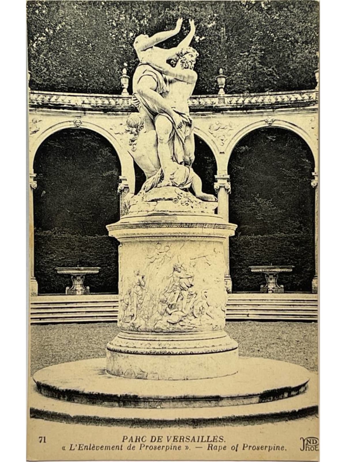 Recto de la carte postale