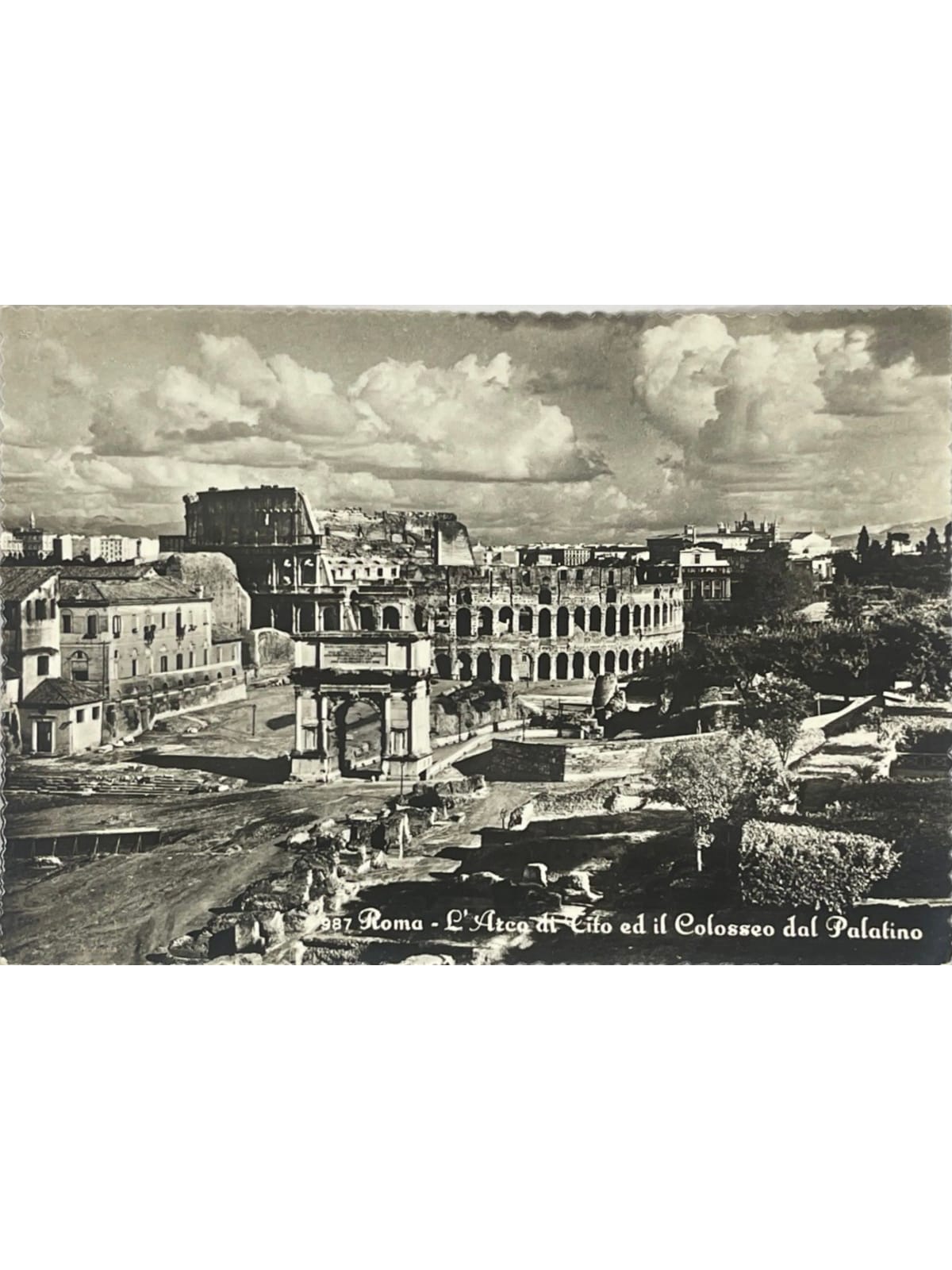 Recto de la carte postale