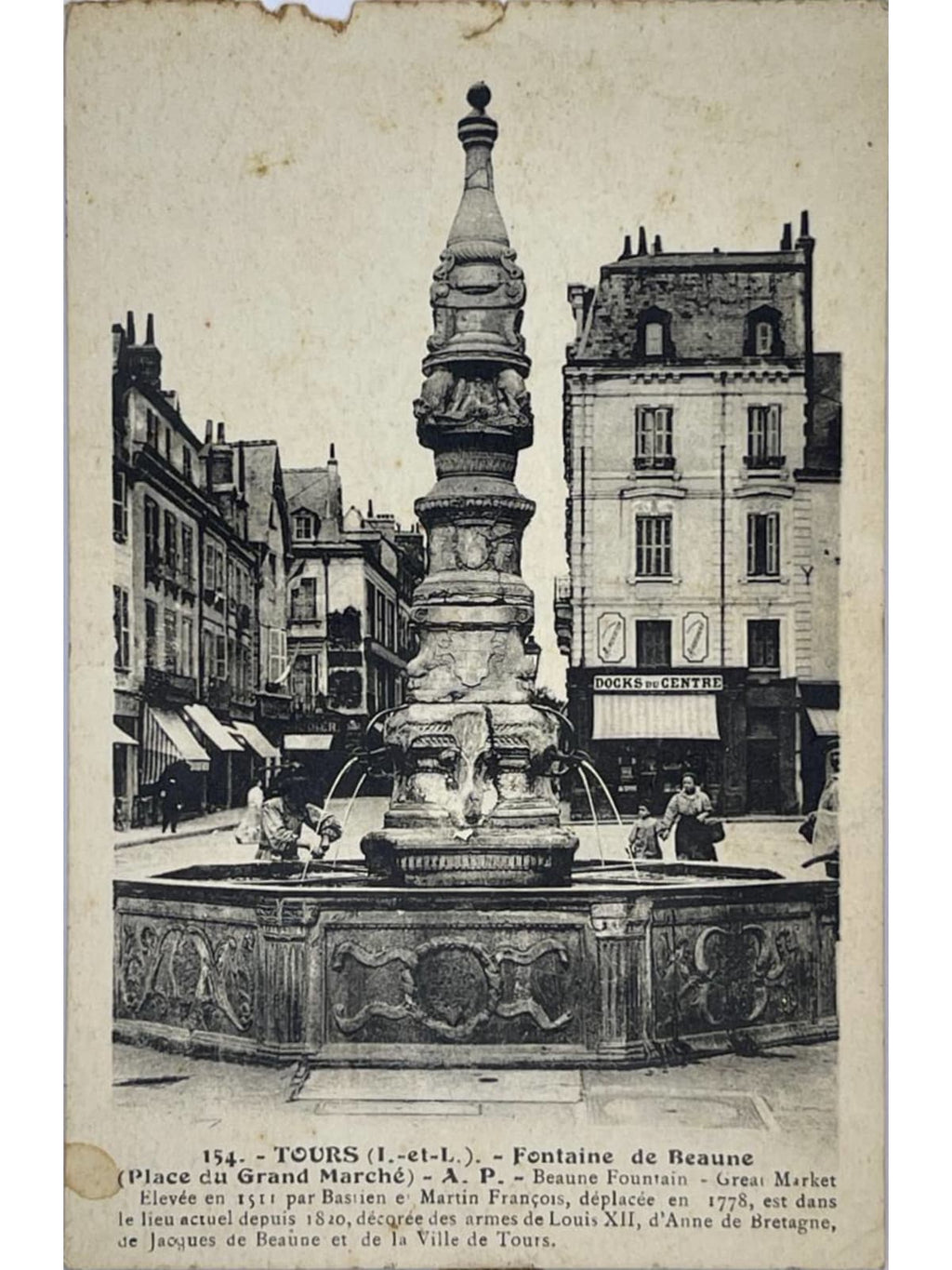 Recto de la carte postale