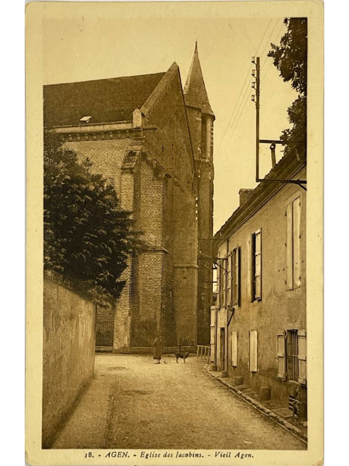 Recto de la carte postale