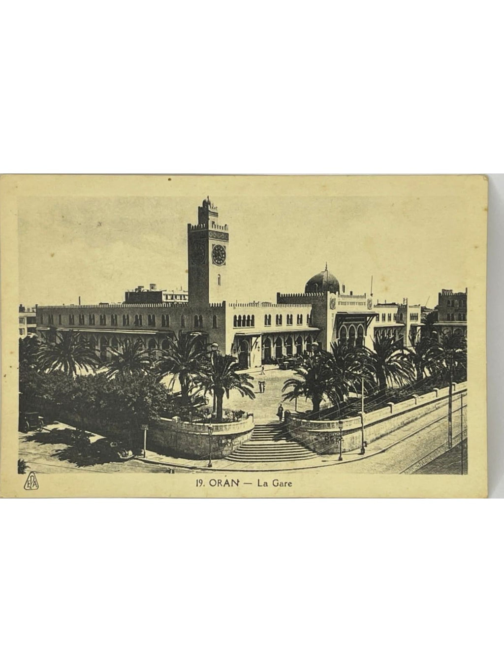 Recto de la carte postale