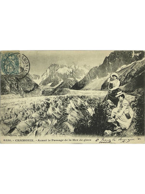Chamonix – Avant le passage de la Mer de Glace – Giletta n°8550 – CPA