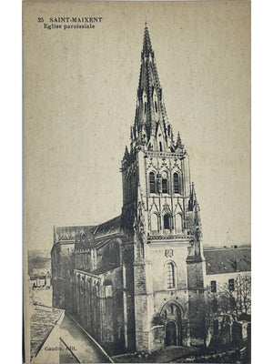 Saint-Maixent-l'École – Église paroissiale – CPA A. Gaudin n°25