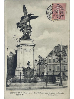 Chaumont – Monument des Enfants morts pour la Patrie 1870-1871 – CPA