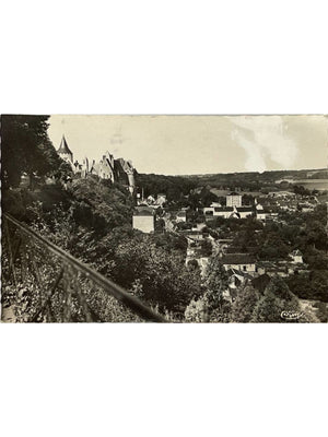Carte postale – Châteaudun – Vue générale et château depuis la descente du Mail – Combier n° 7