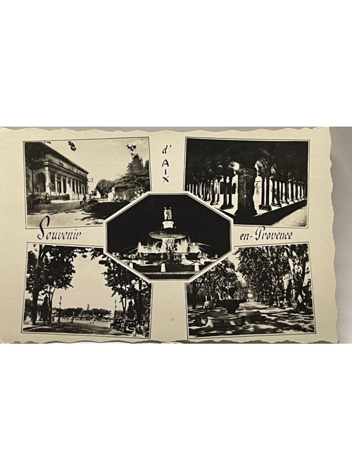 Recto de la carte postale