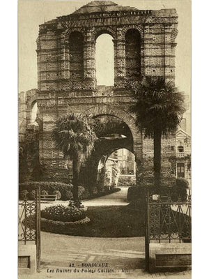 Bordeaux – Ruines du Palais Gallien – CPA n° 42 Bloc Frères