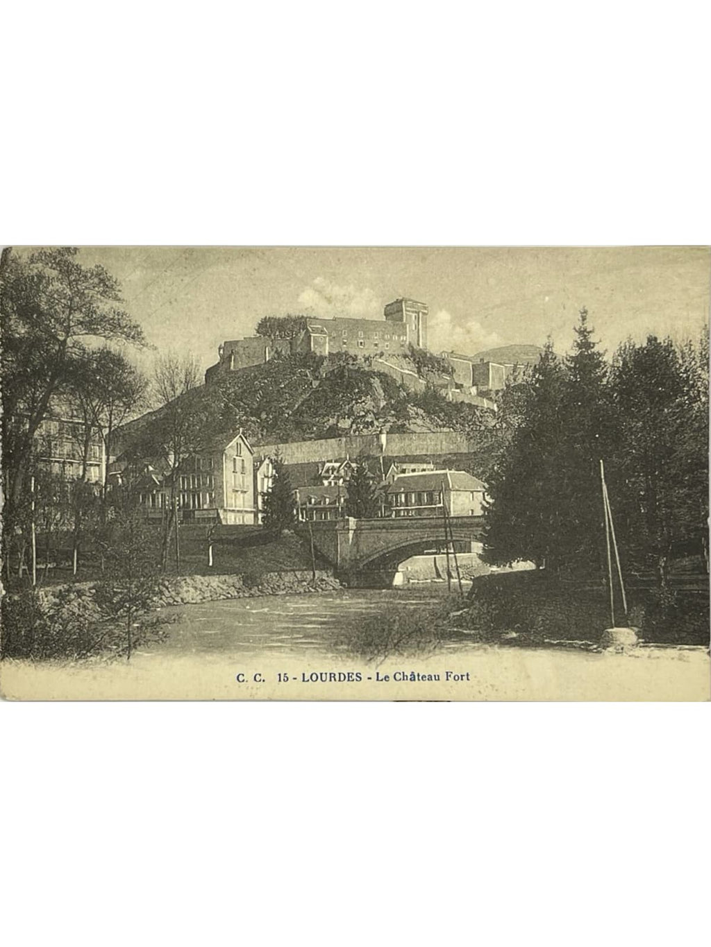 Recto de la carte postale