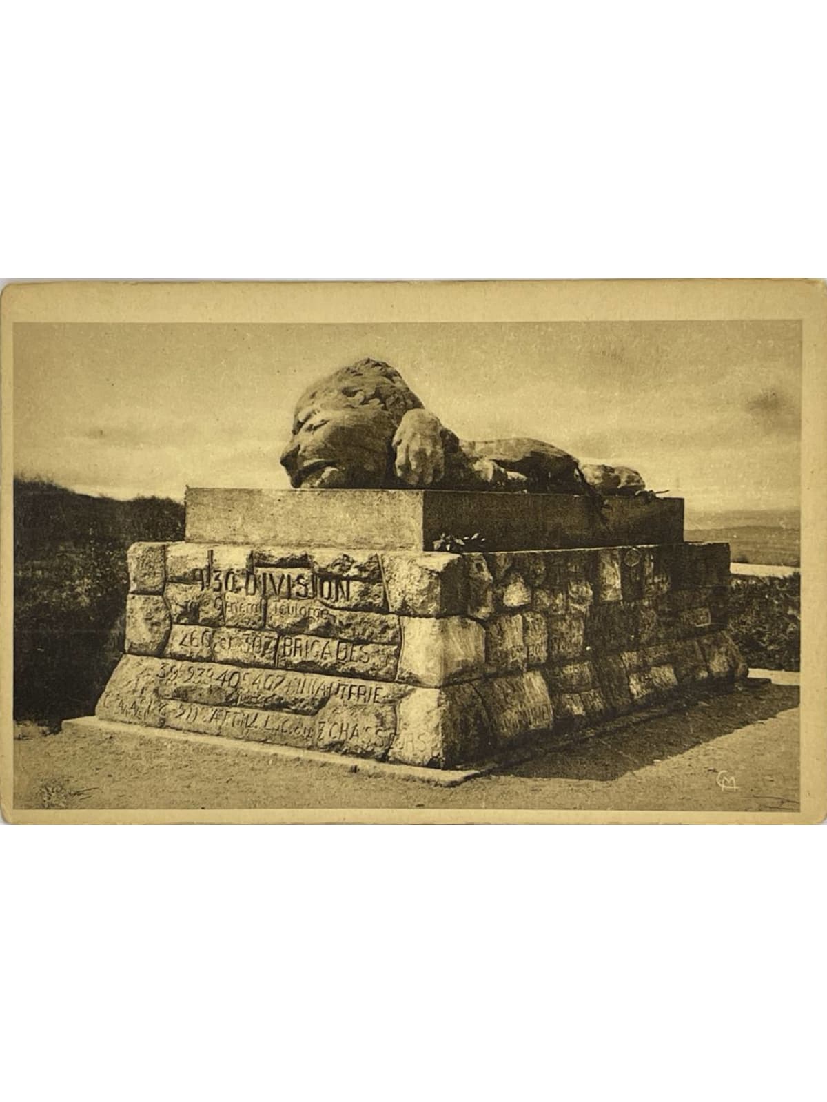 Recto de la carte postale