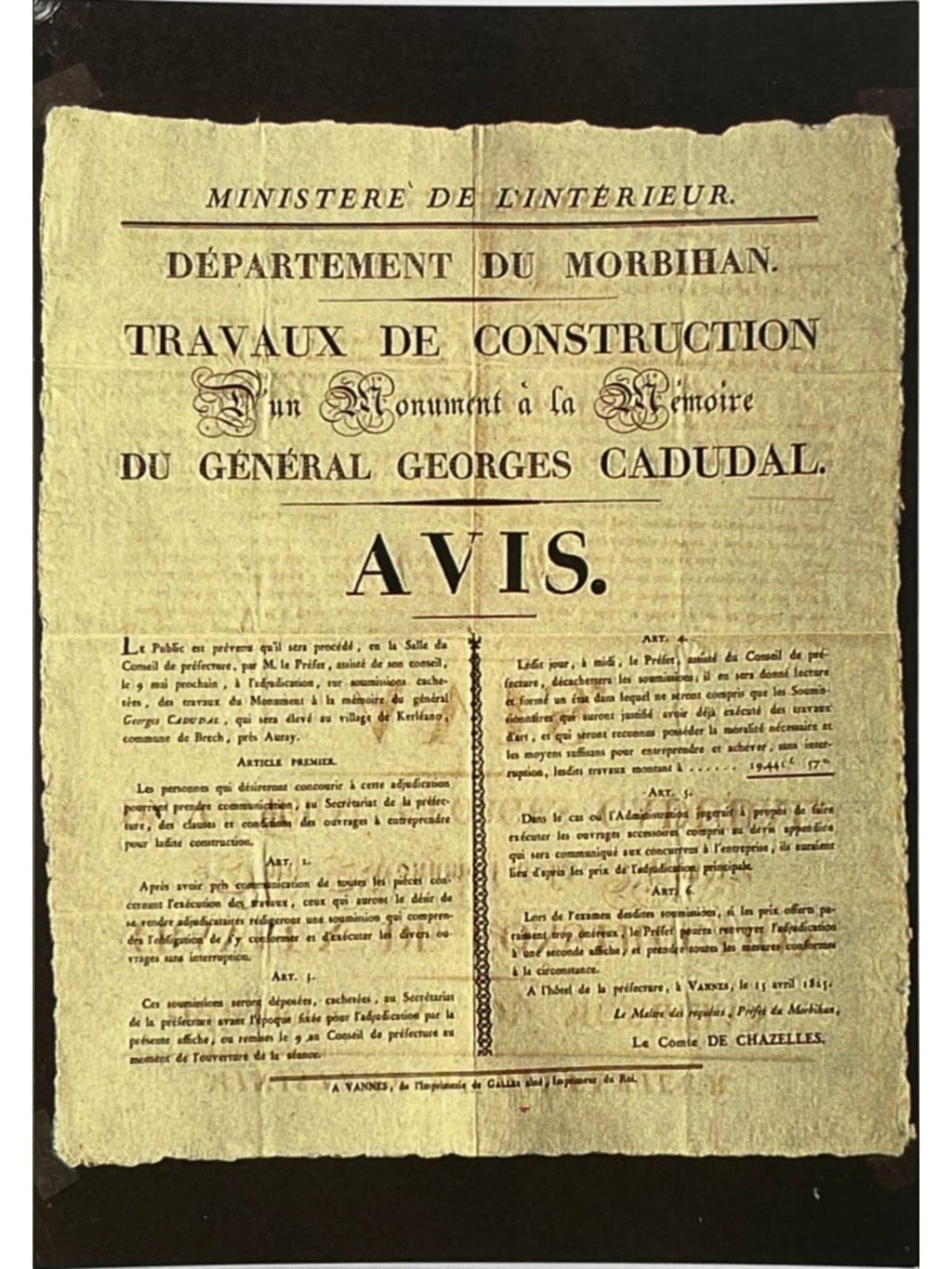 Recto de la carte postale