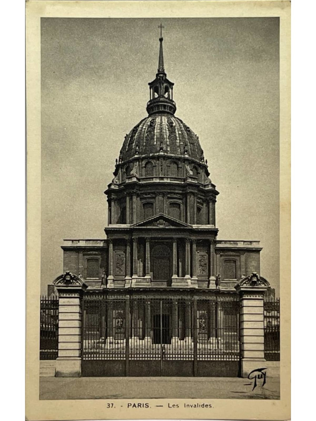 Recto de la carte postale