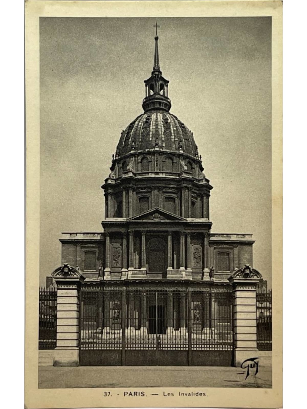 Recto de la carte postale