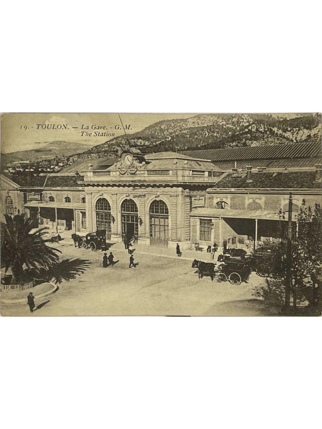 Recto de la carte postale