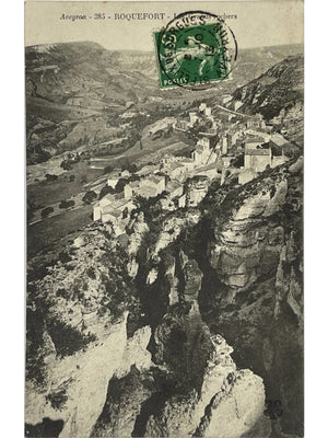 Roquefort-sur-Soulzon (Aveyron) – Les Grands Rochers – CPA n° 385