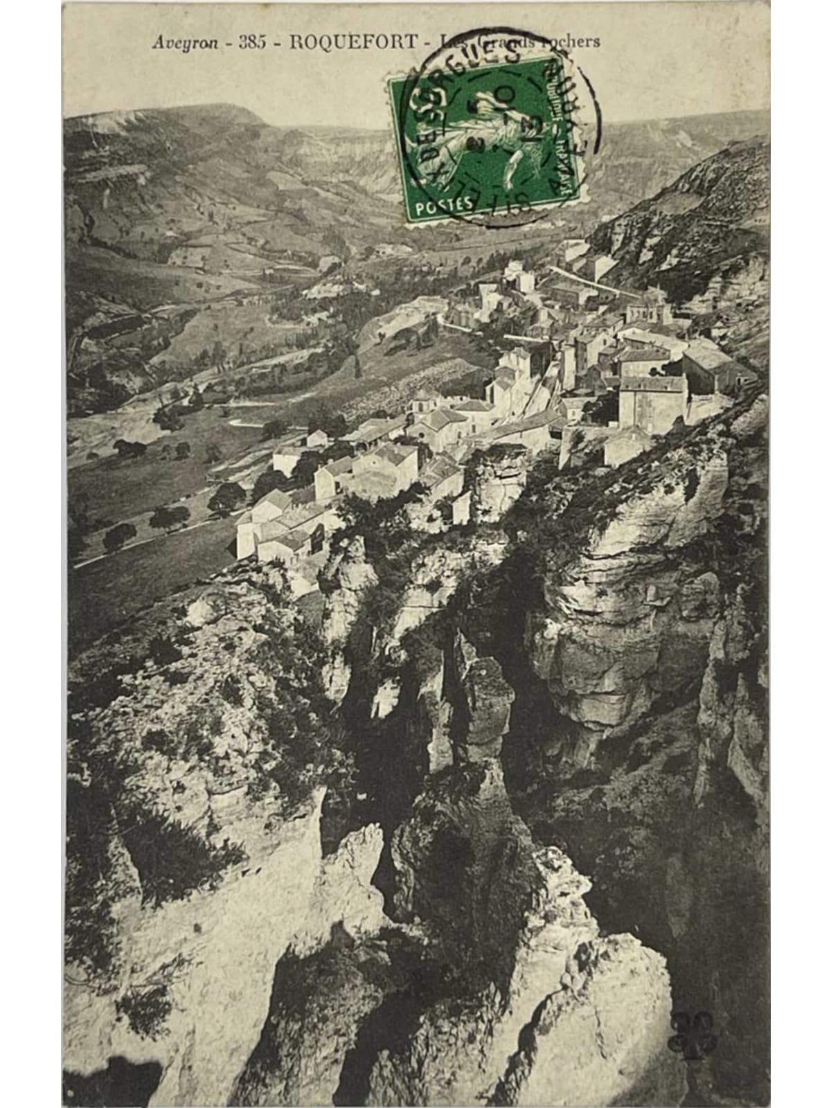 Recto de la carte postale
