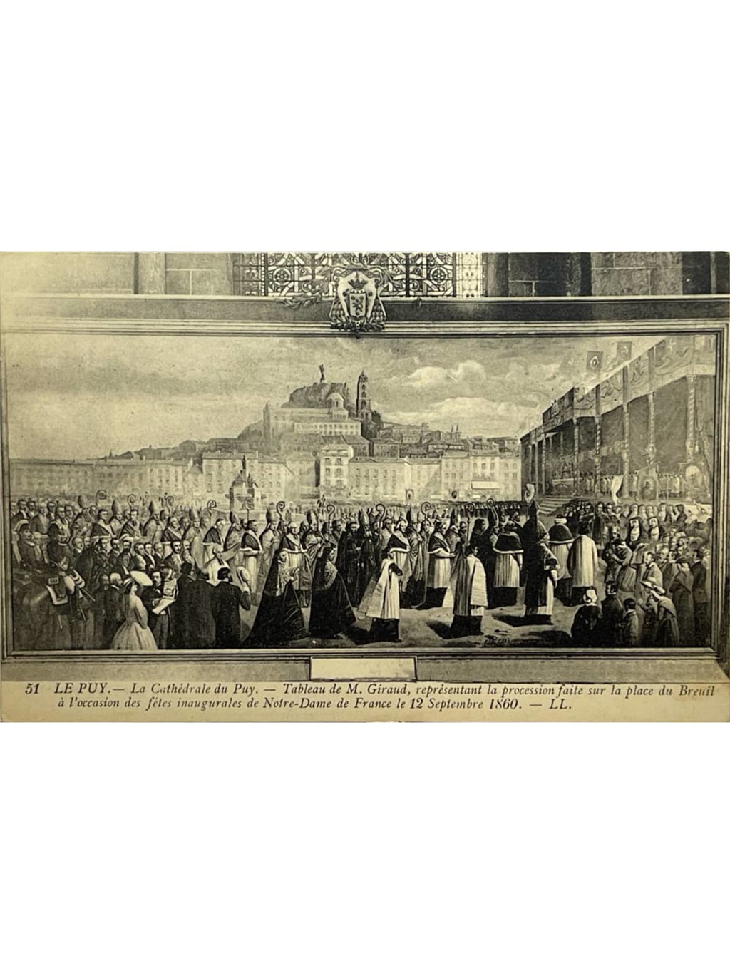 Recto de la carte postale