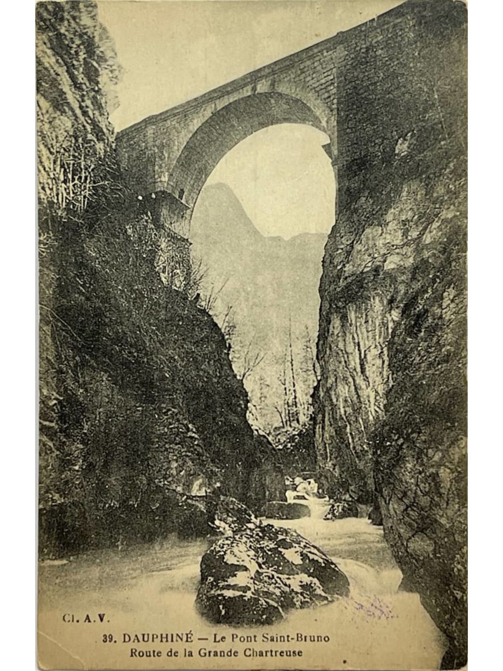Recto de la carte postale