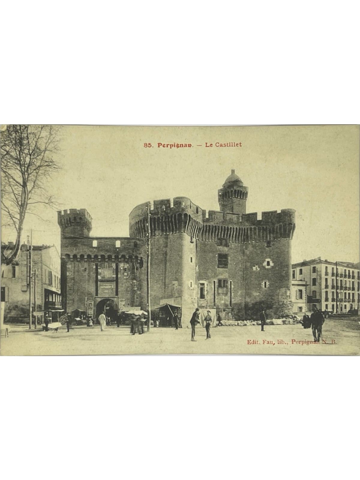 Recto de la carte postale