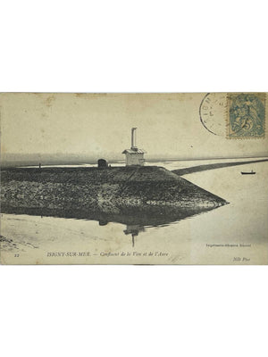 Isigny-sur-Mer – Confluent de la Vire et de l'Aure – CPA n°22
