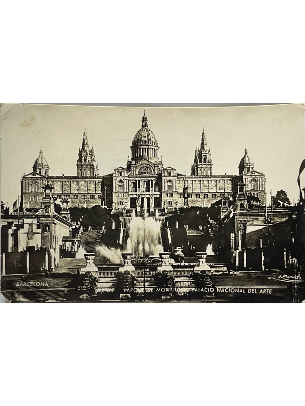 Recto de la carte postale