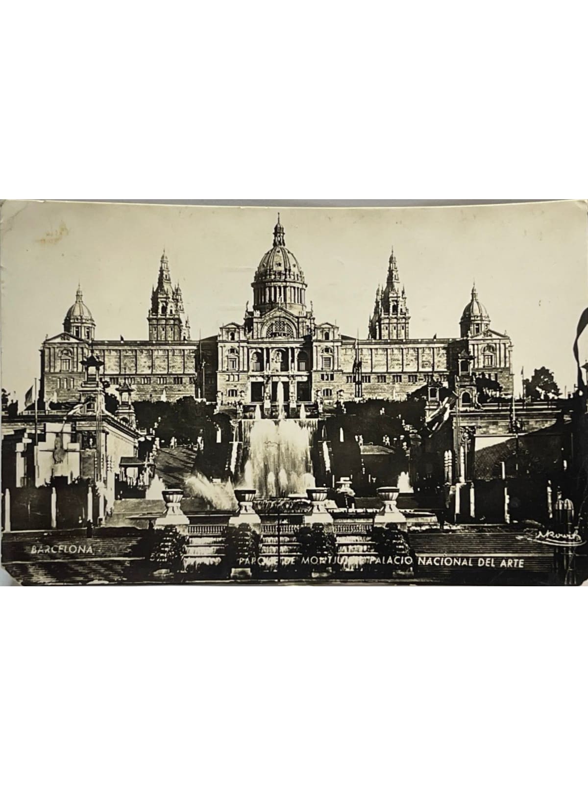Recto de la carte postale