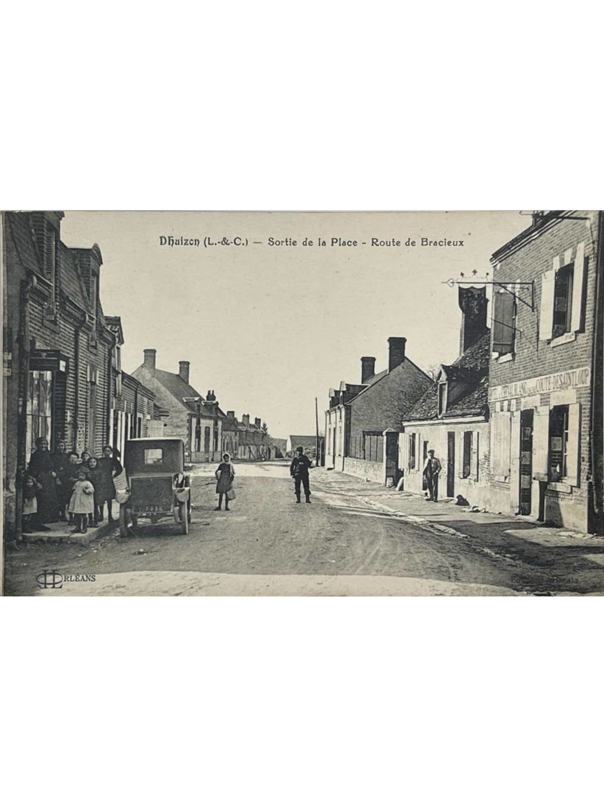 Recto de la carte postale