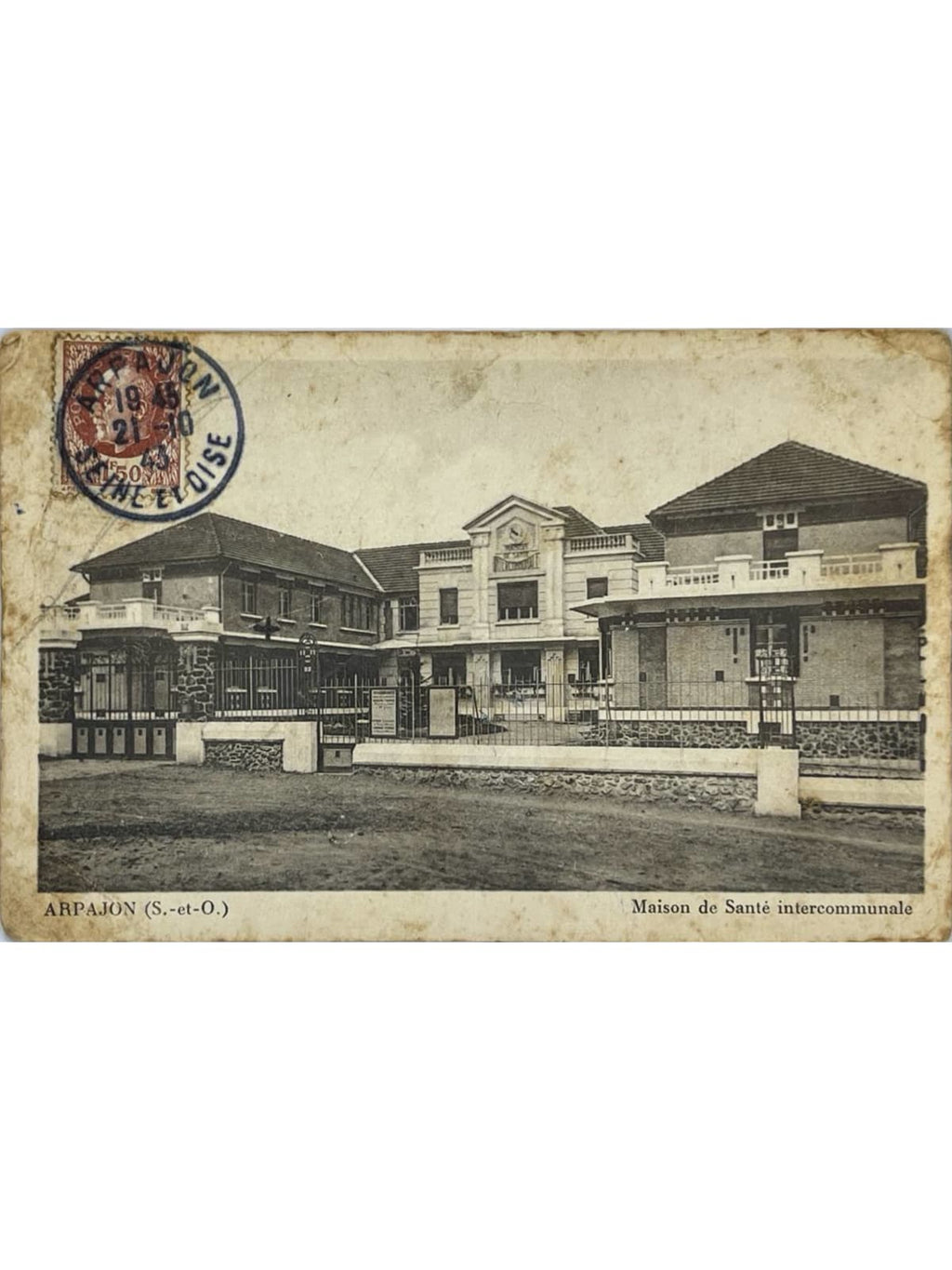 Recto de la carte postale