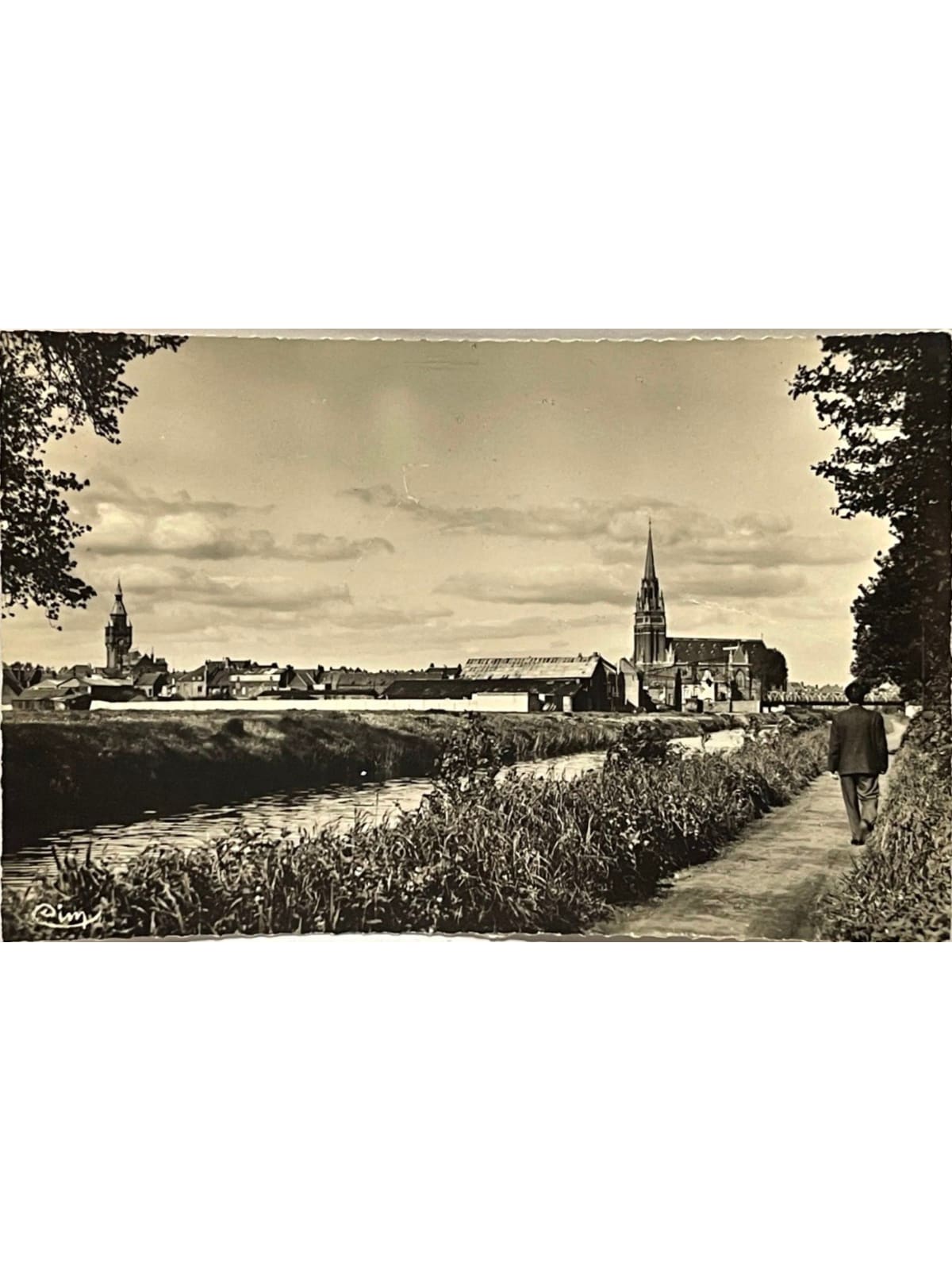 Recto de la carte postale