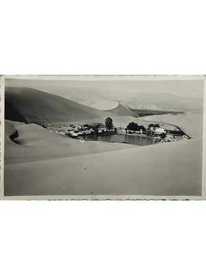 Pérou – Huacachina près d'Ica, oasis et dunes – CPA années 1950