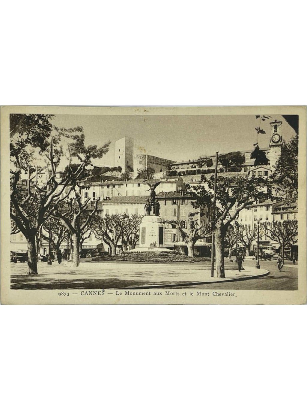 Recto de la carte postale