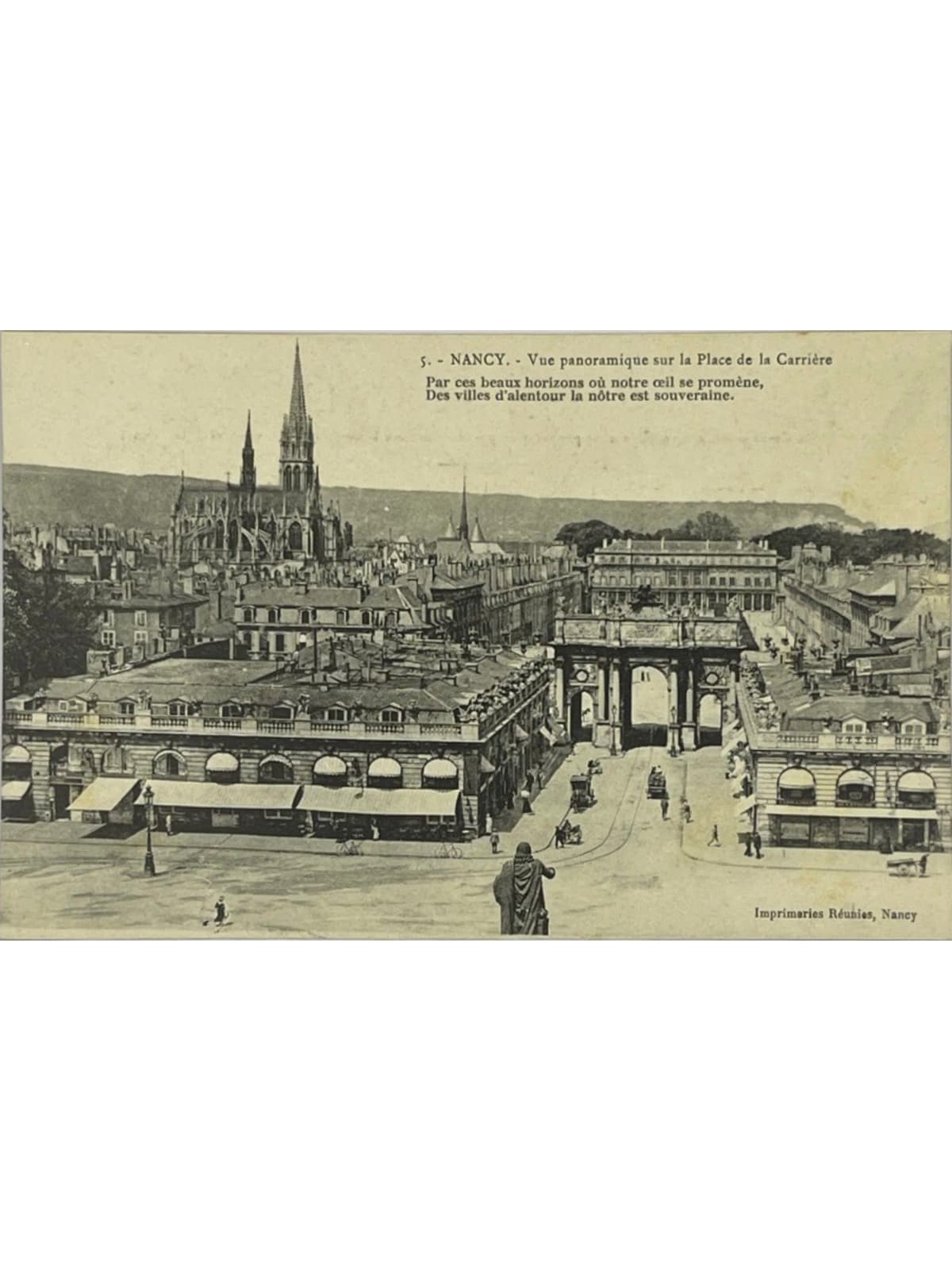 Recto de la carte postale