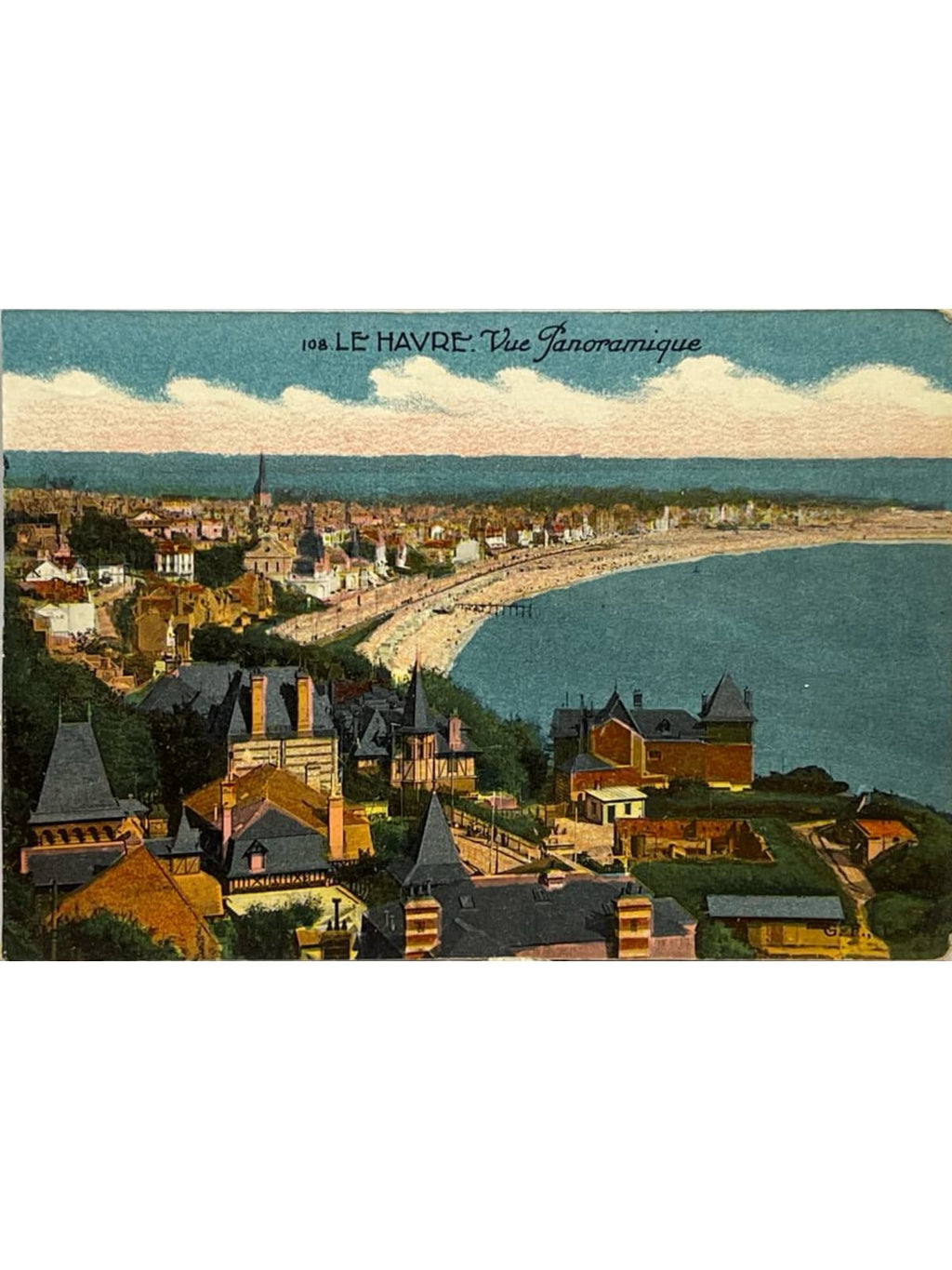 Recto de la carte postale