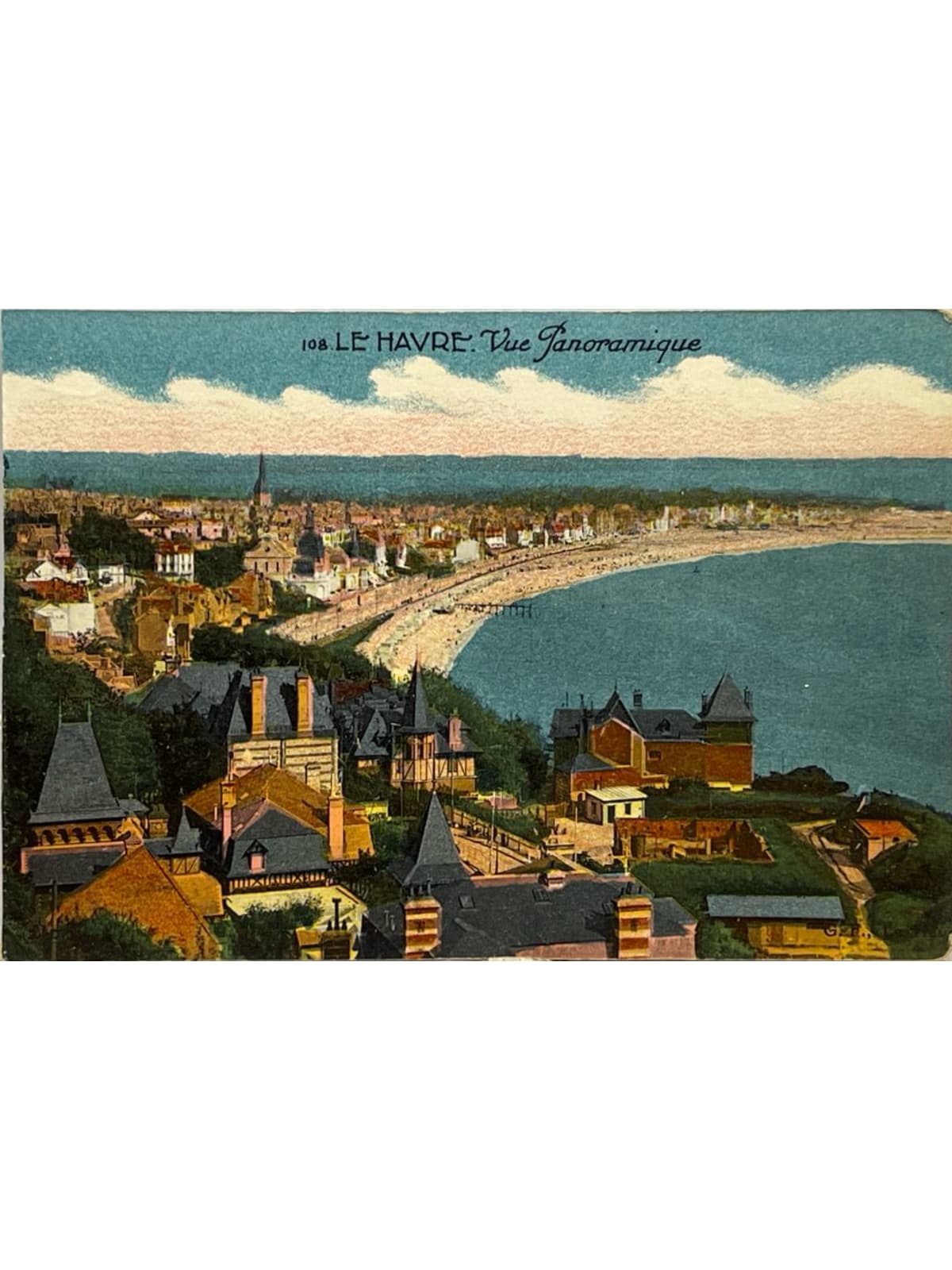 Recto de la carte postale