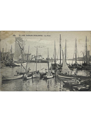 Les Sables-d'Olonne – Le port et les voiliers – CPA n°72