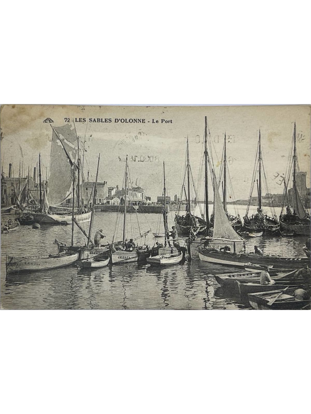 Recto de la carte postale
